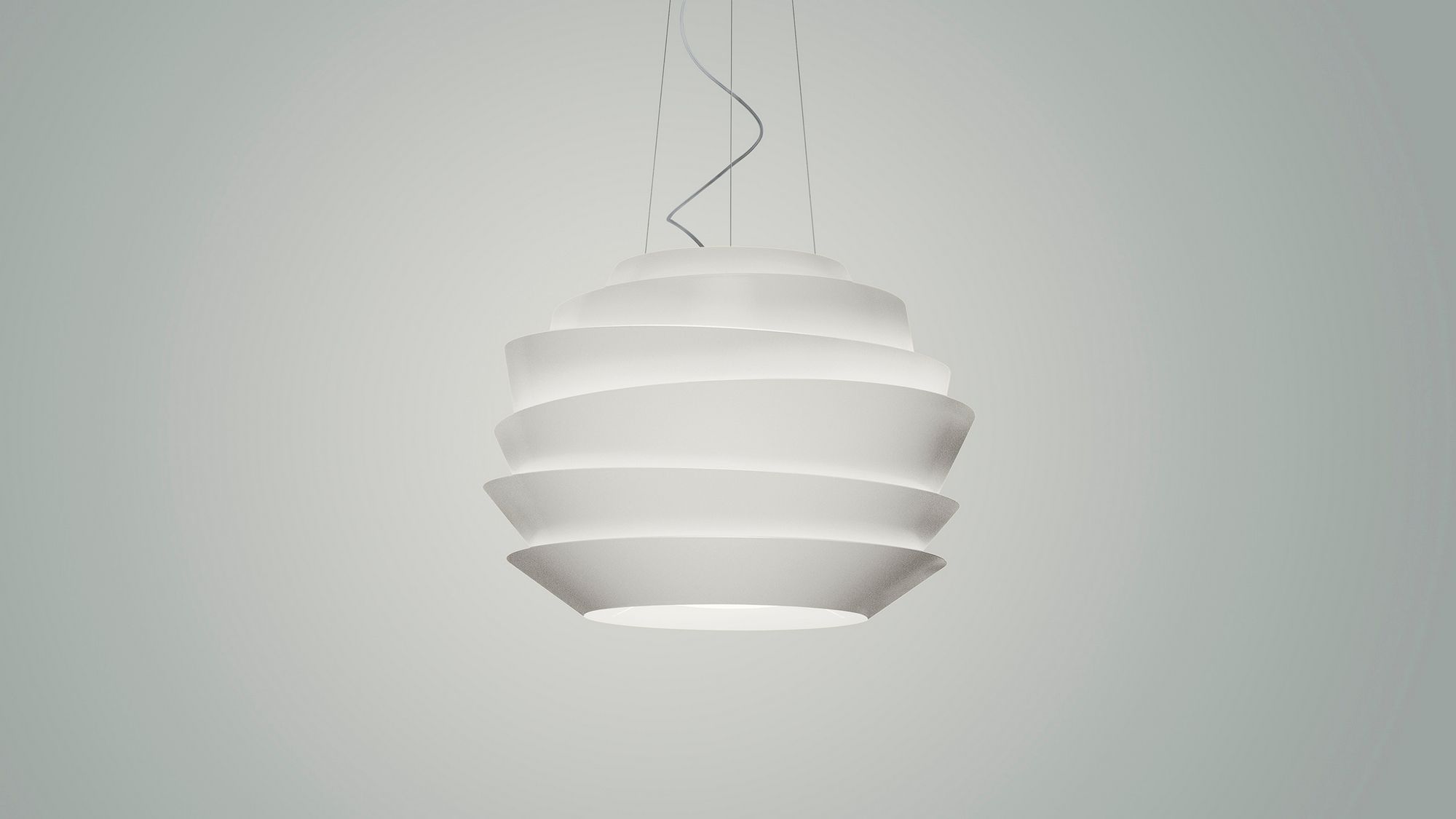 Подвесной светильник из поликарбоната Foscarini Le Soleil ARCH-00073355 - Вид №1