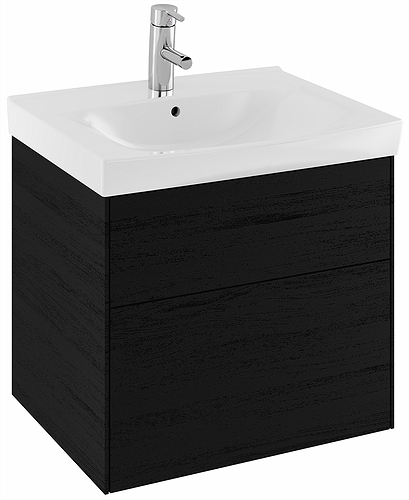 42551 IFO Sense тумба под умывальник, с двумя ящиками, W = 600 мм, W1 = 622 мм, белый - Вид №7