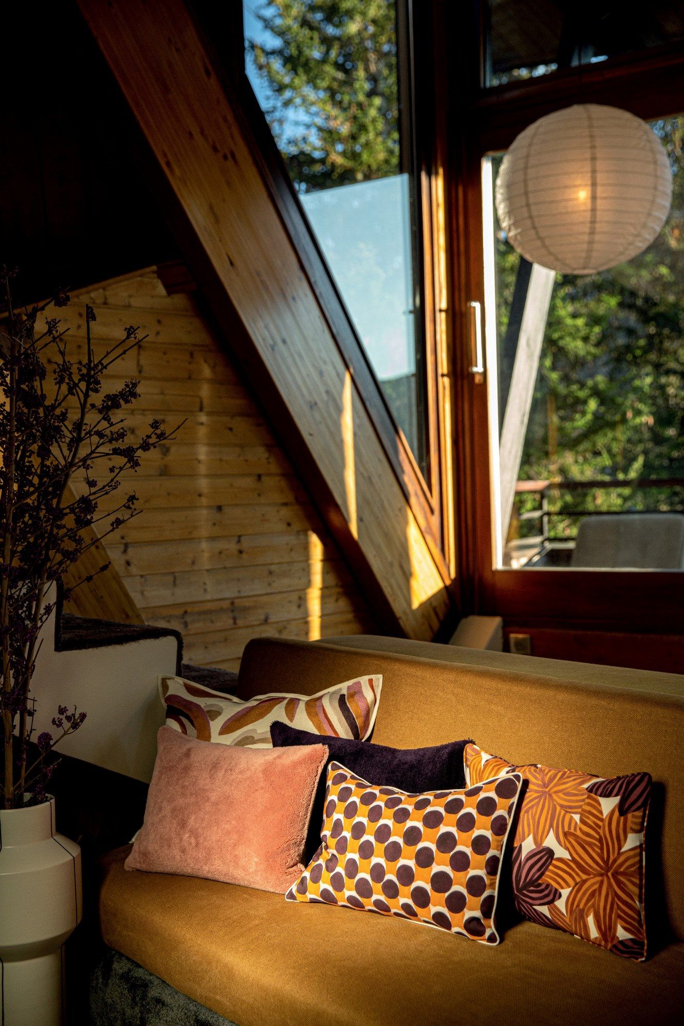 Прямоугольная однотонная подушка из искусственного меха Élitis WINTER ARCH-00002679 - Вид №3