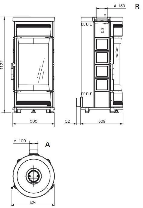 LA NORDICA EXTRAFLAME Круглая дровяная печь sun-id-1451173 - Вид №2