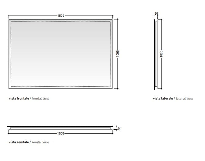 Зеркало Ceramica Flaminia макияж ARCH-00136254 - Вид №2