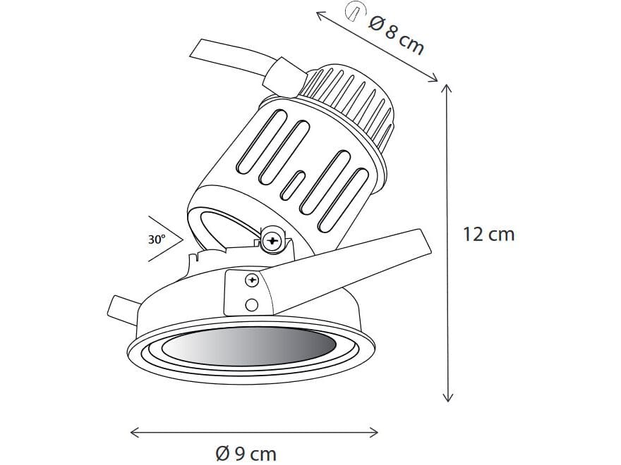 Алюминиевый утопленный прожектор Authentage Lighting Aureole ARCH-00029270 - Вид №2