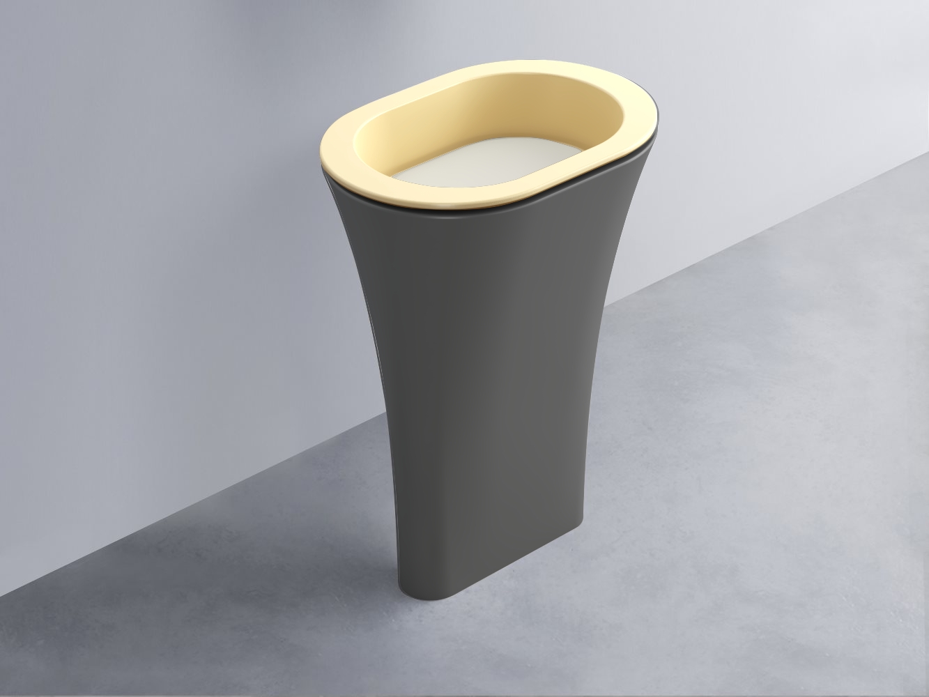 AMLA65-CN+AMPILO-TL+AMCOLO-CM Раковина Amedeo Ovale отдельностоящая cielo Enjoy + Amedeo Ceramica Cielo