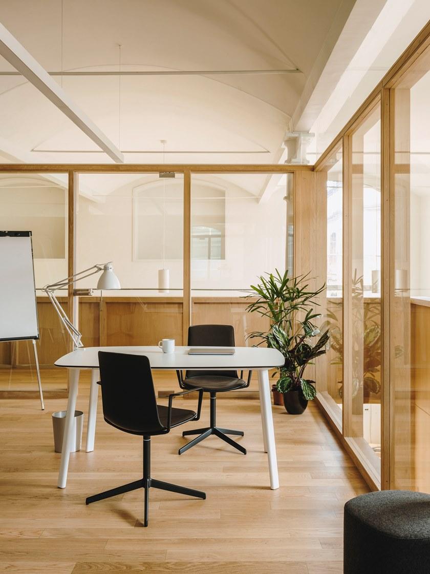 ENEA Прямоугольный деревянный стол Lts system sun-id-1396921 - Вид №5