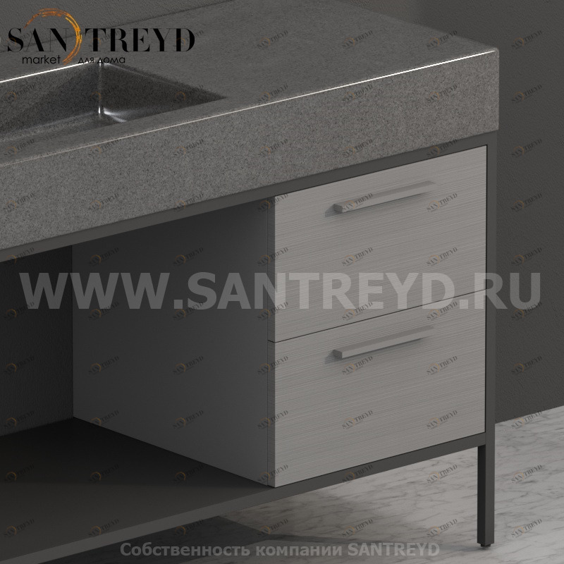 S04548TO Тумба с 2 ящиками Globo Ceramica Globo INCANTHO