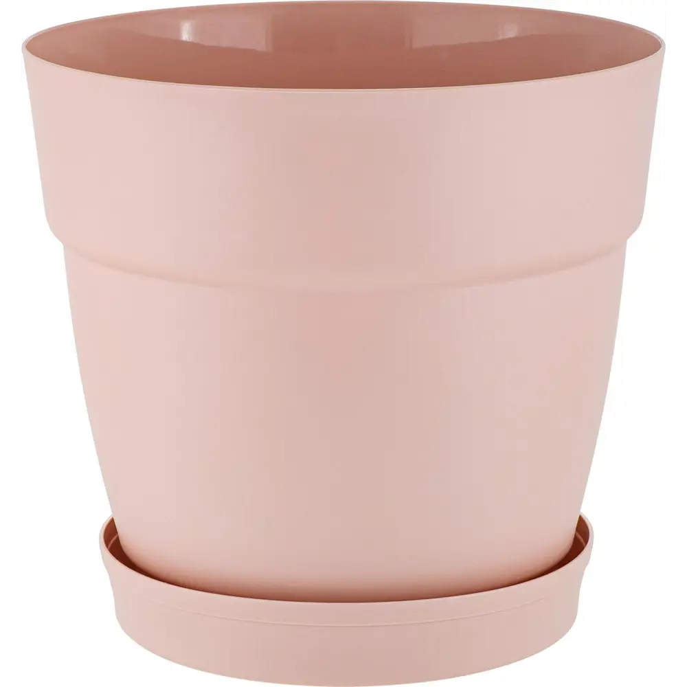 Горшок цветочный Ingreen Villa de Fiori ø17 см v2 л пластик розовый STLM-2139768