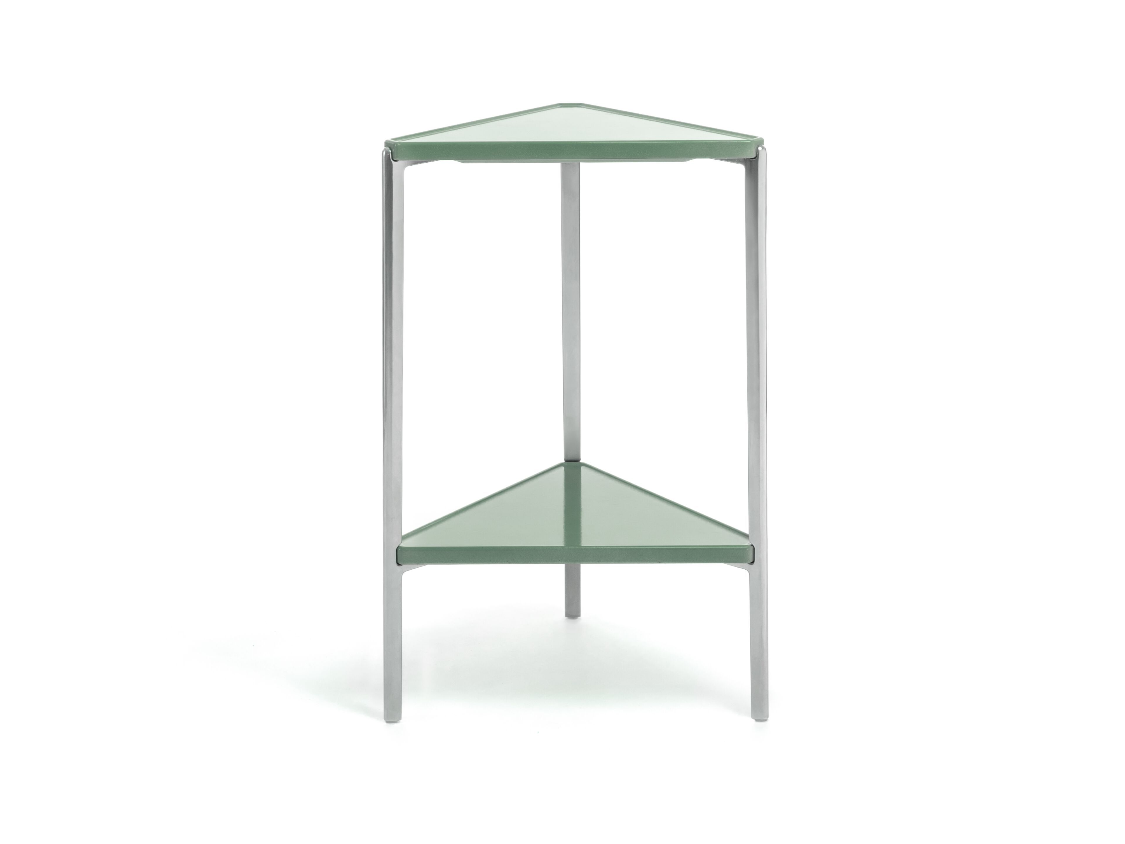 Алюминиевый треугольный высокий журнальный столик с жидким покрытием Magis тамбур ARCH-00152163