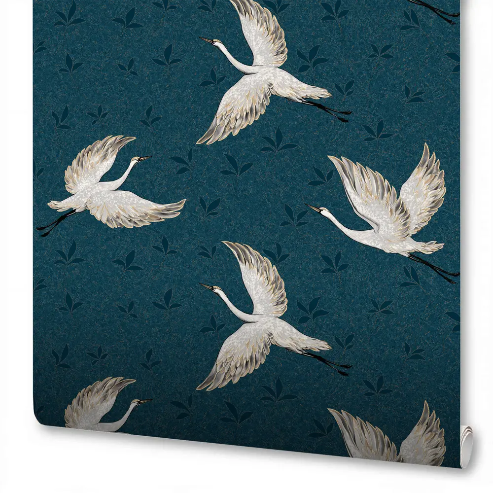 Обои флизелиновые Wallsecret Kioto синие 1.06 м 8737-29 STLM-2042255