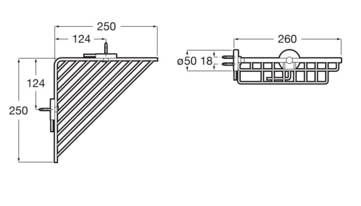 Металлический держатель дозатора Roca COMPAS 81769 ARCH-00089870 - Вид №9