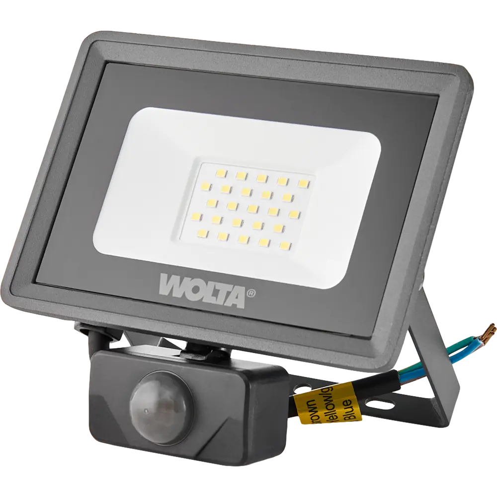 Прожектор Wolta WFL-20W/06S 1800 Лм с датчиком движения STLM-2180513