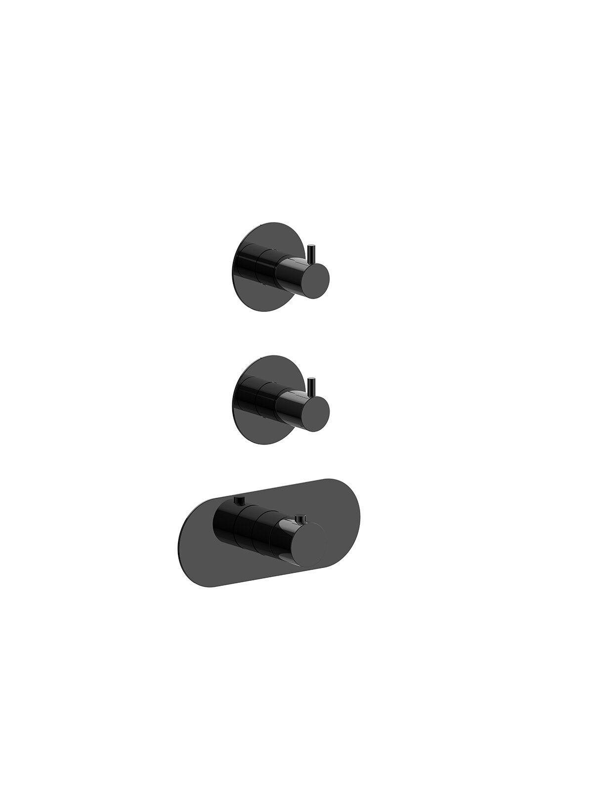 Термостатический смеситель для душа с 3 отверстиями Rubinetterie Frattini отдельная эстетика ARCH-00075862 - Вид №21