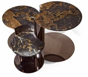 Visionnaire Круглый мраморный журнальный столик для гостиной