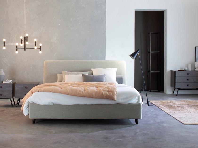 Twils Двуспальная кровать с обивкой из ткани Ès sun-id-1466313 - Вид №6