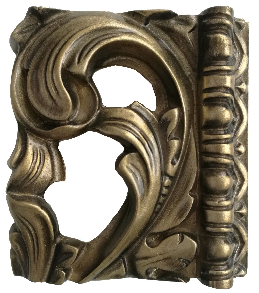 Консоль ISABELLA 80 арт. TS-10108-W/B белый глянец с бронзой Tessoro TS10108WB - Вид №5