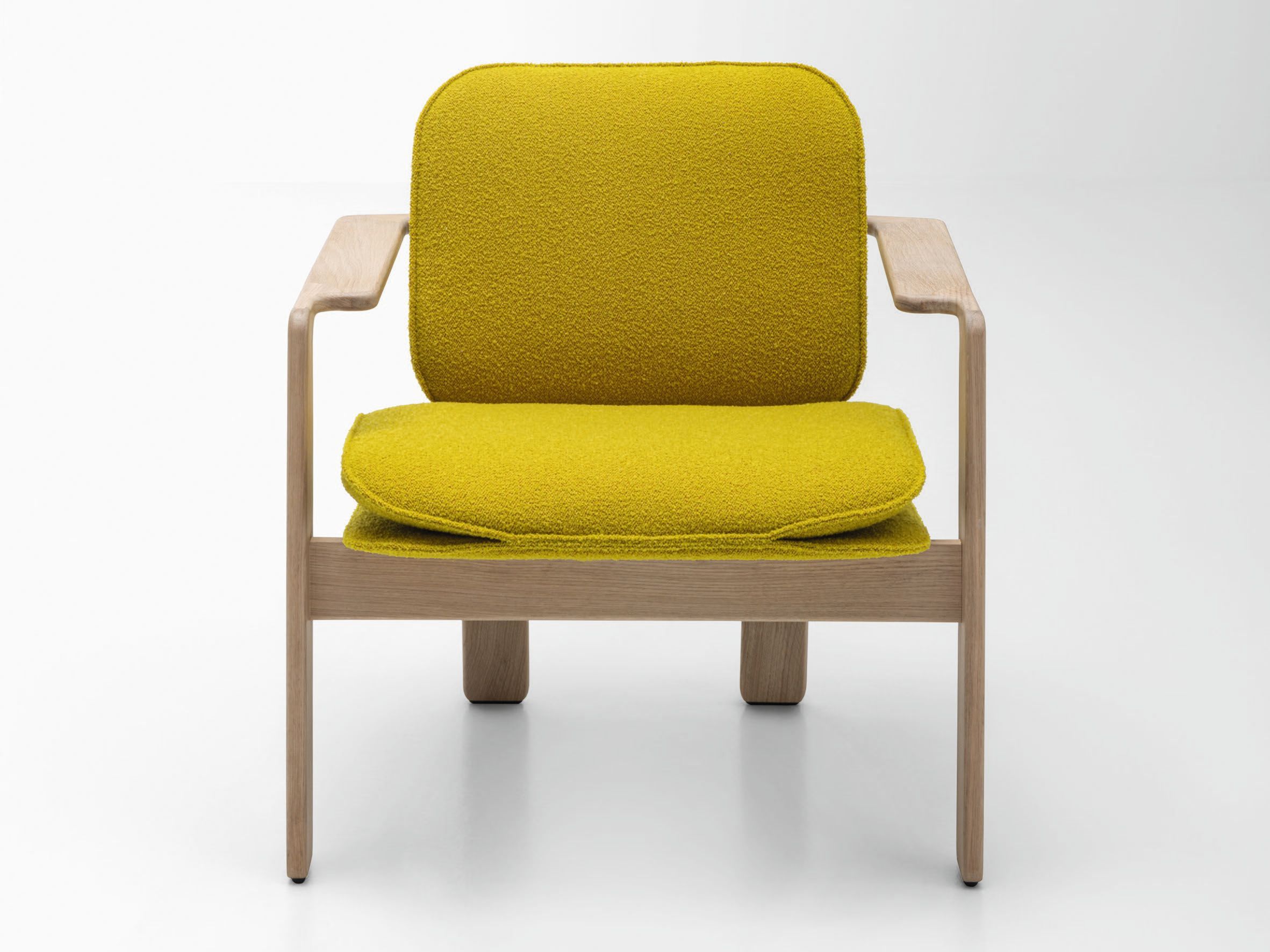 Стул из массива дуба и ткани с подлокотниками Paola Lenti BERNI ARCH-00032943