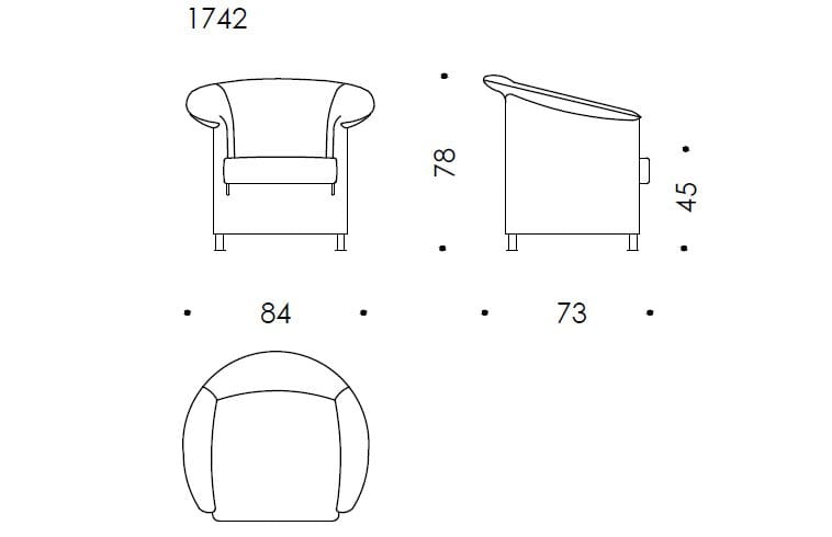 Кожаное кресло Wittmann ARCH-00041248 - Вид №3