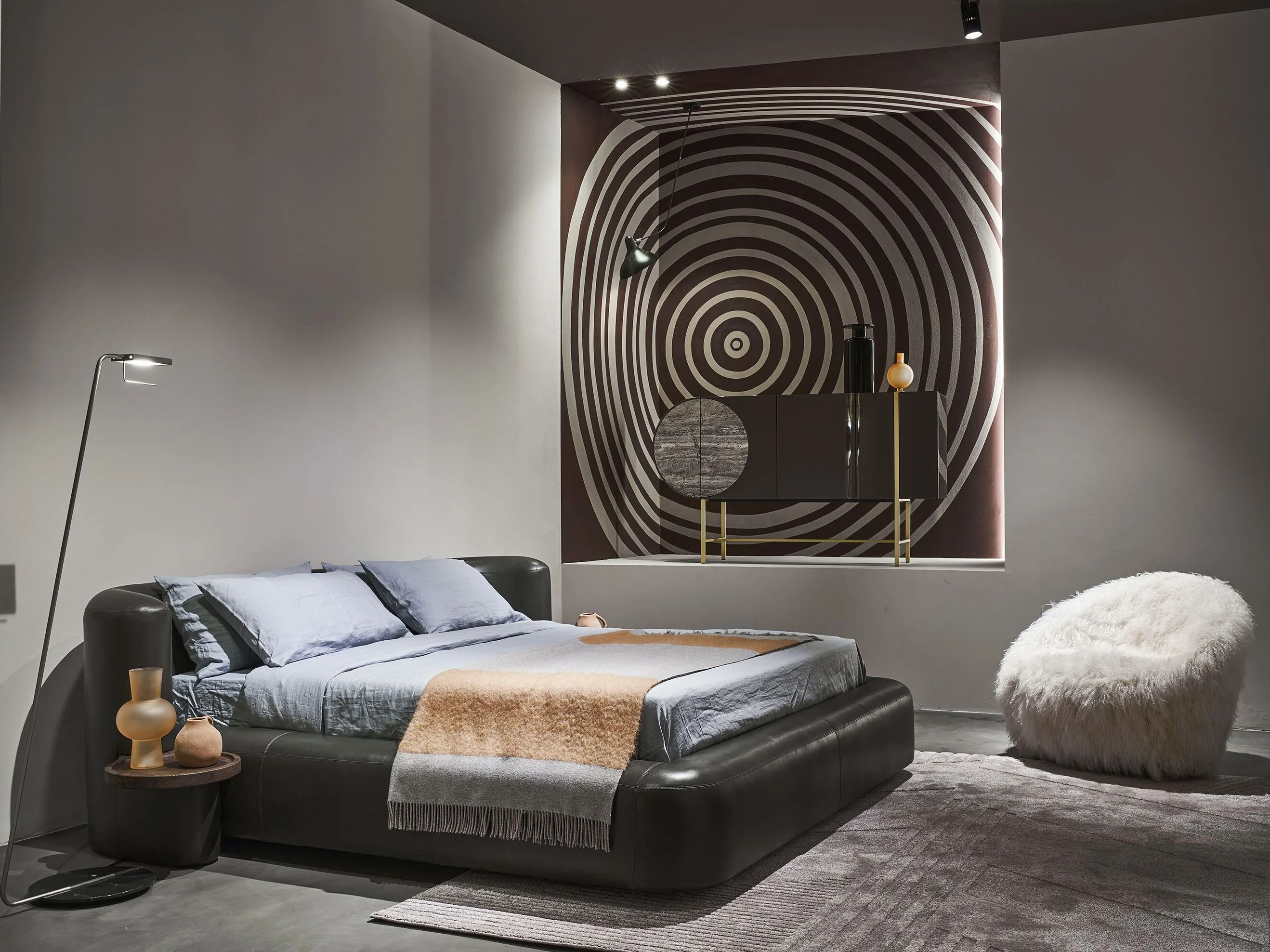 Двуспальная мягкая кровать Baxter Clara ARCH-00004465 - Вид №5