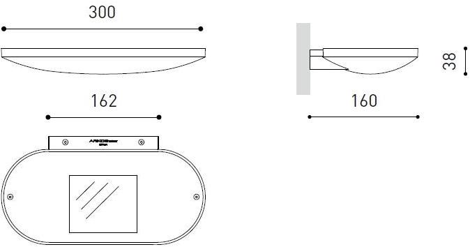 Arkoslight Настенный светильник из алюминия непрямого света Aurae sun-id-1495085 - Вид №20