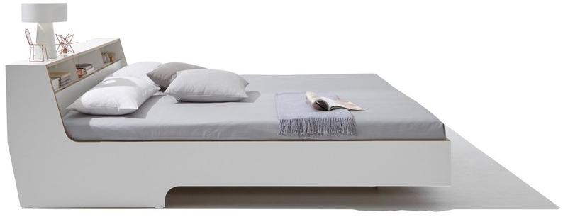 Müller Small Living Лакированная кровать с изголовьем для хранения Slope sun-id-1462550 - Вид №3