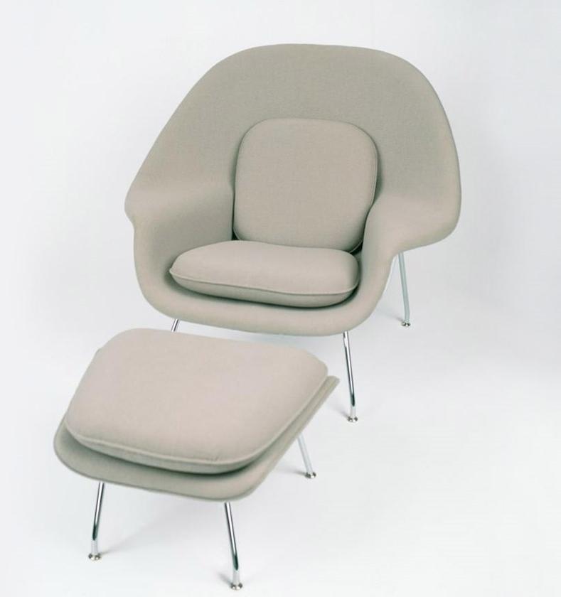 KNOLL Подставка для ног из ткани Womb™ sun-id-1470959 - Вид №1