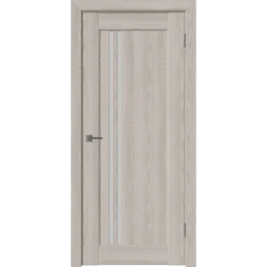 Дверь межкомнатная Дельта 1 остекленная ПВХ ламинация цвет дуб фраппе 80x200 см (с замком и петлями)