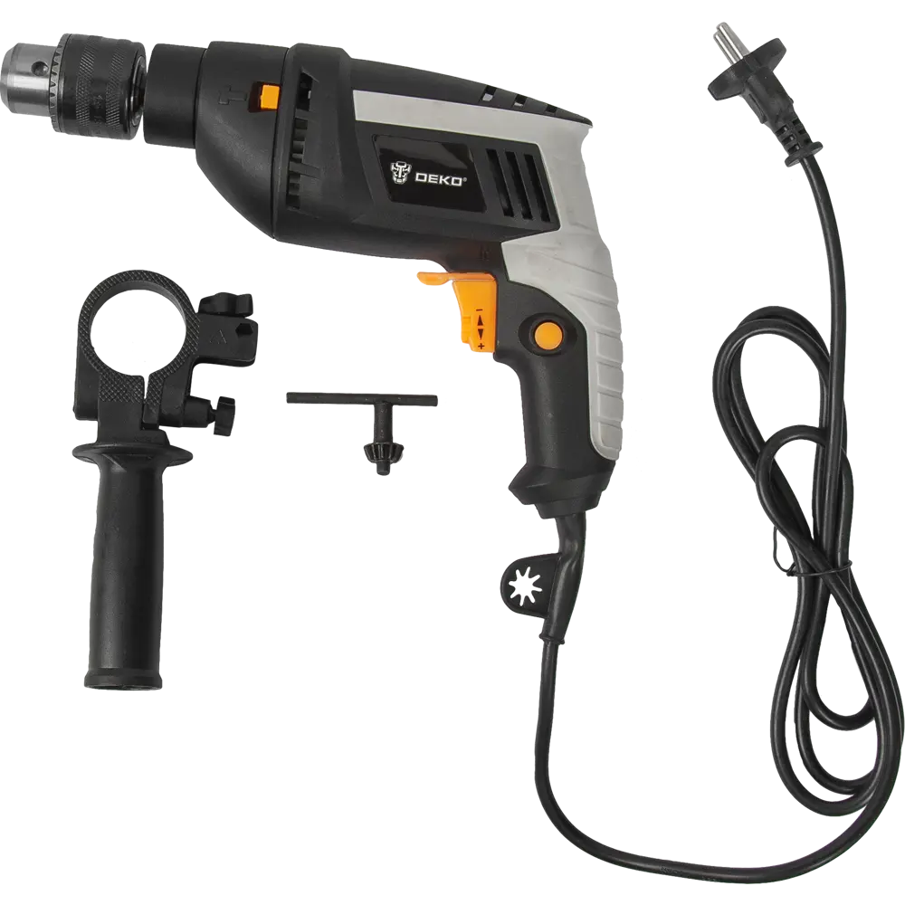 Дрель сетевая ударная Deko DKID650W, 650 Вт STLM-2006329 - Вид №4