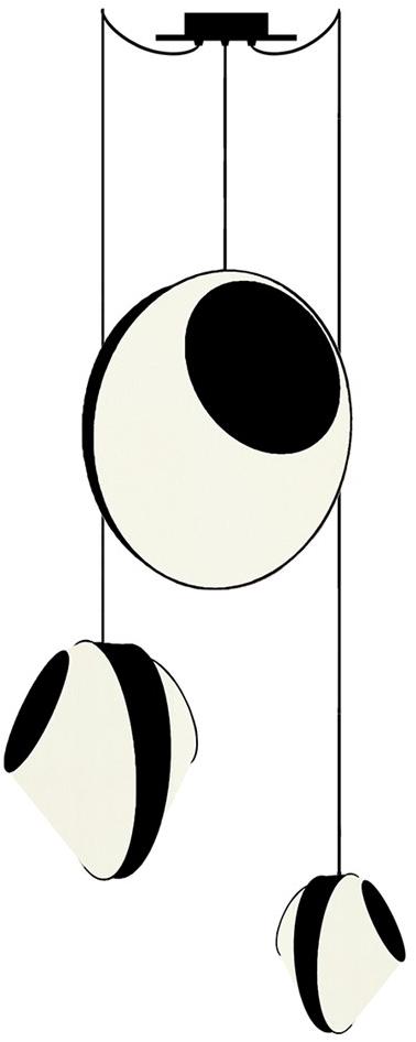 designheure Светодиодный подвесной светильник из ткани Reef sun-id-1345138 - Вид №2