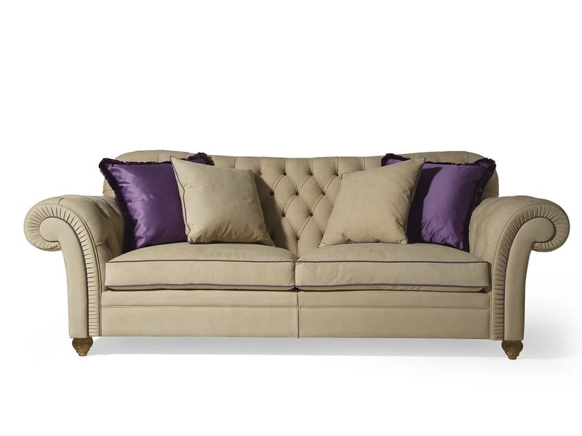 3-местный тканевый диван capitonné OAK Галерея ARCH-00106855