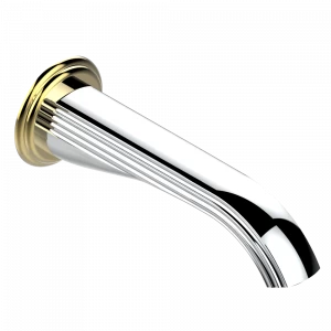 A9F-22G Излив для ванны встраиваемый в стену - ГОЛИАФ Thg-paris Jaipur с металлическими ручками Хром-золото