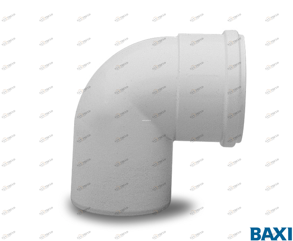 KUG71413301 Отвод полипропиленовый 87°, диам. 110 мм, HT (KUG71413301) BAXI 