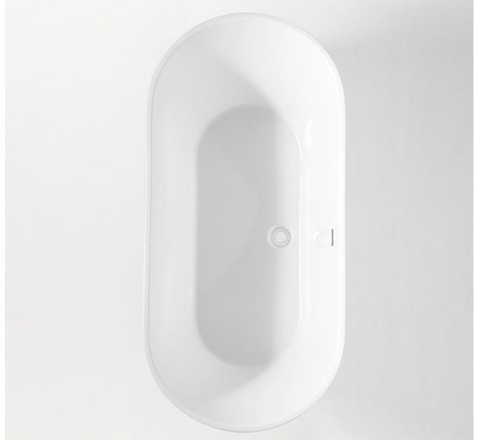Blu Bathworks® Отдельностоящая овальная акриловая ванна Pisa Bt8004b16 - Вид №1