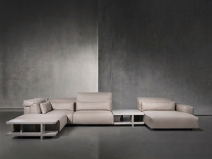 Съемный модульный диван из ткани