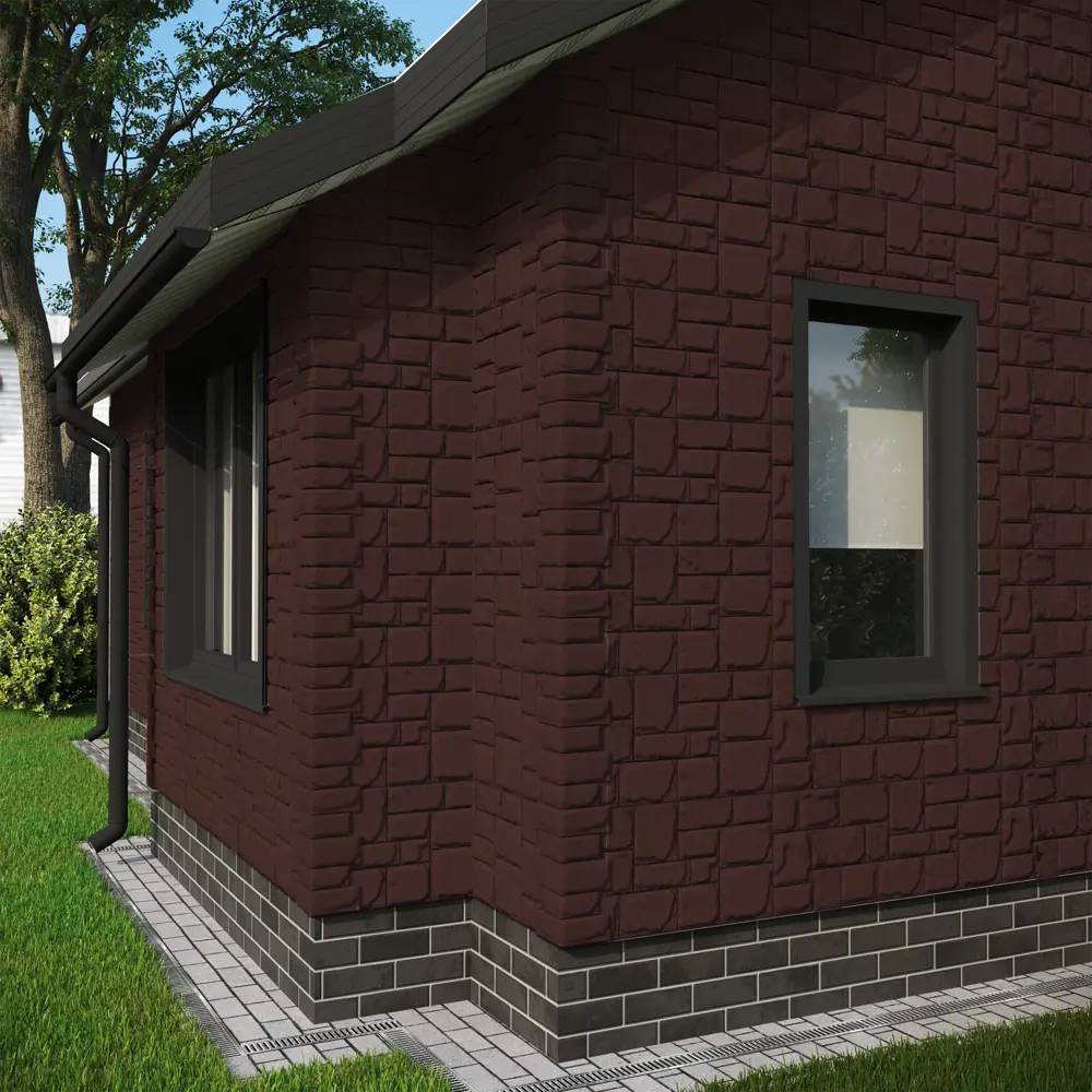 Угол наружный Grandline крупный камень цвет коричневый Grand Line STLM-2049282 - Вид №1