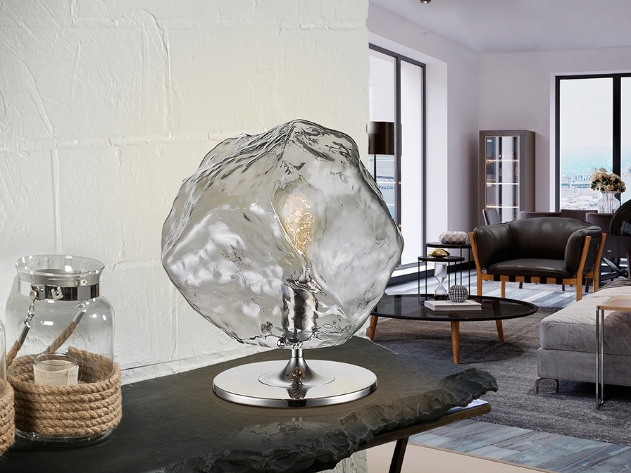 087807 Настольная лампа 1L E27 хром Schuller Petra