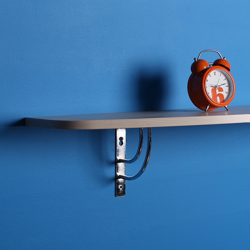 Полка фигурная , 800x250x16 мм, дуб атланта LJPS0372 Public Steel Россия  - Вид №1