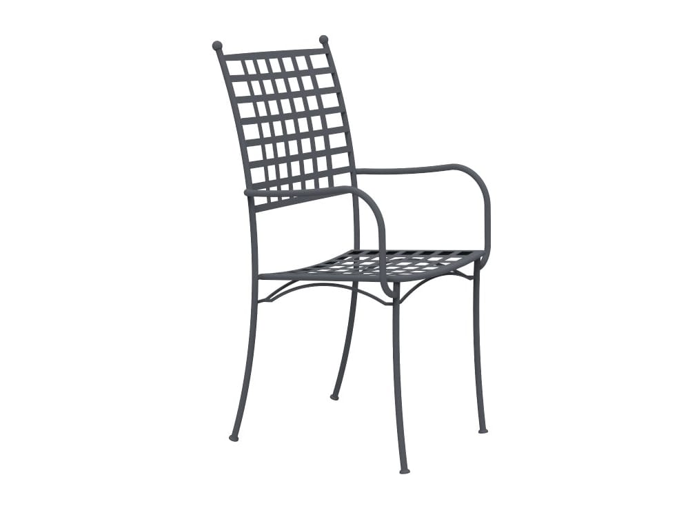 Металлический штабелируемый садовый стул с подлокотниками Vermobil ARCH-00086577