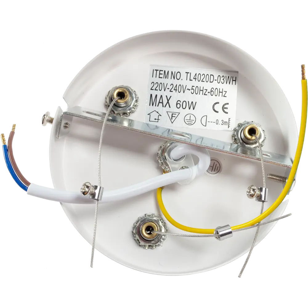 Светильник Marcia 3xE27x60 Вт, 40 см, цвет белый Toplight STLM-2045027 - Вид №2