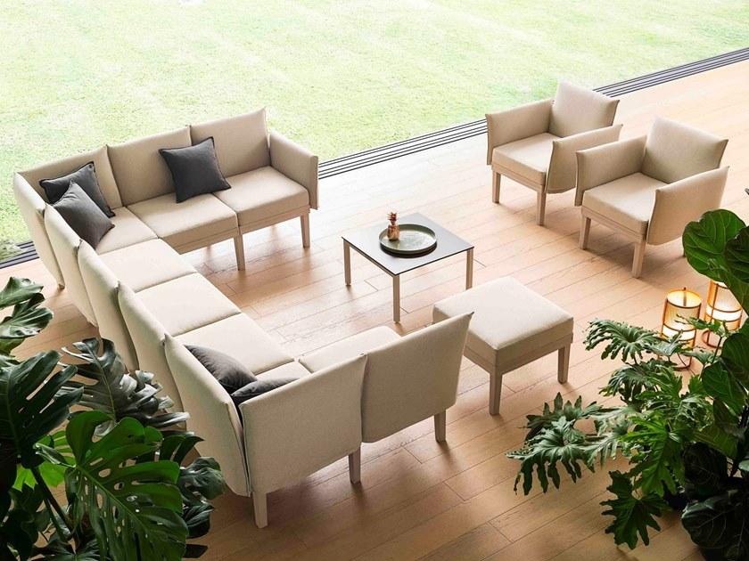 GABER Кресло из ткани с подлокотниками Conga sun-id-1477649 - Вид №1