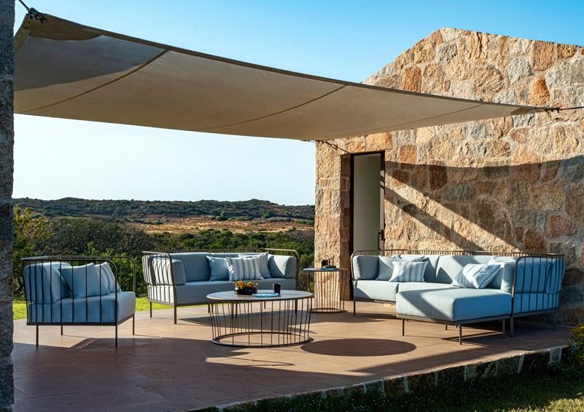 emu Угловое садовое кресло с тканевой обивкой Cannolè 1082 - 1083 - 1084 - Вид №12