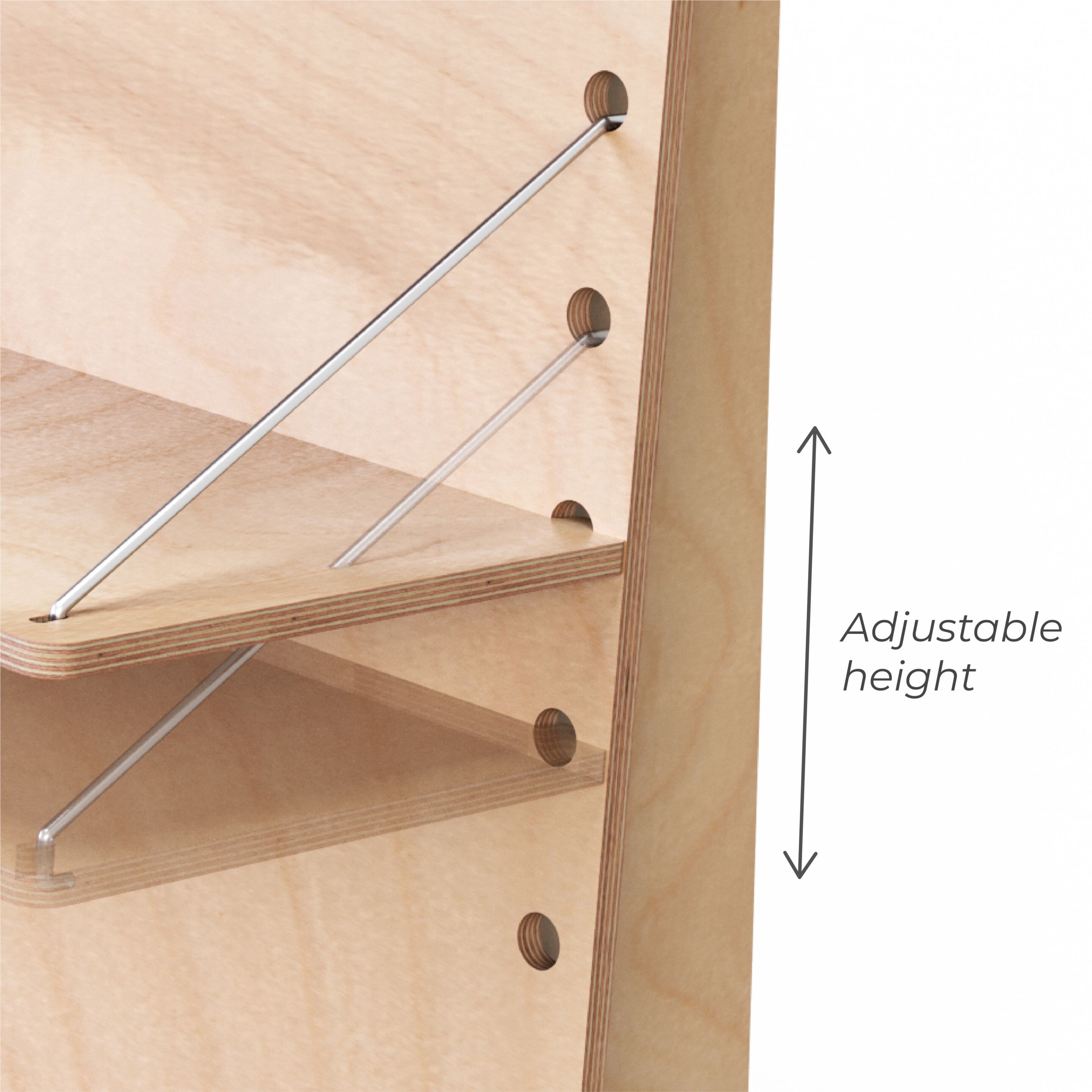 Деревянная напольная стойка дисплея Esposit экспоненты ARCH-00059105 - Вид №7