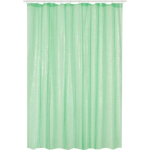 Штора для ванны Вилина Северное сияние с кольцами 180x180 см ЭВА цвет зеленый