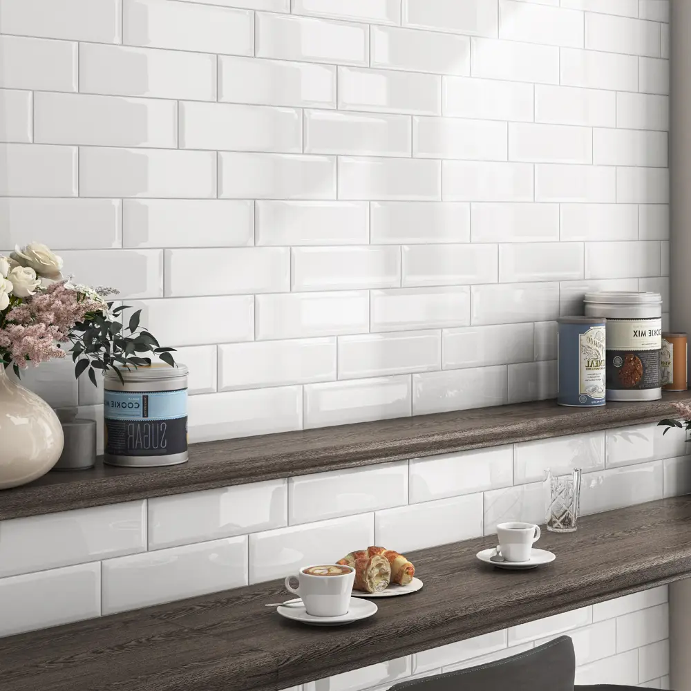 Kerama Marazzi Аккорд: белая глянцевая плитка для интерьера 86360037 STLM-0068061