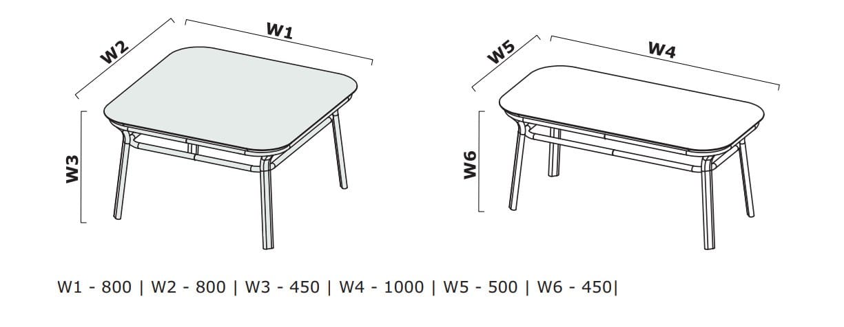Журнальный столик для контракта MDD Grace ARCH-00146862 - Вид №4