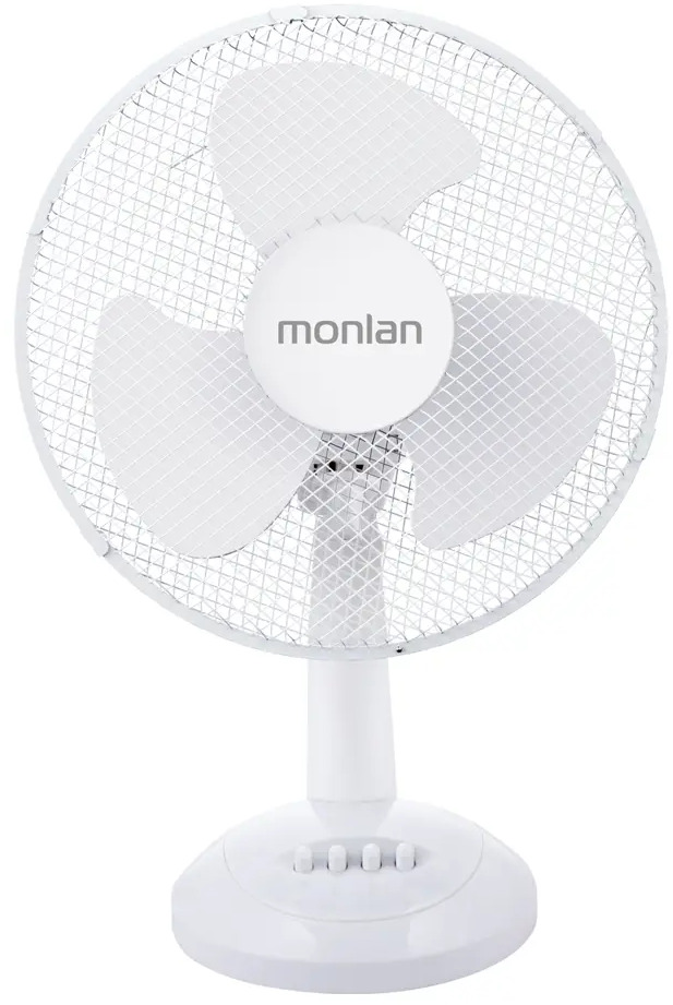 89364929 Вентилятор настольный Monlan MT-30PW 30 Вт цвет белый STLM-0850464