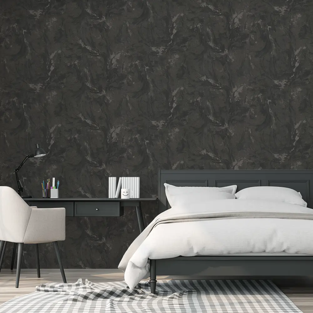 Обои флизелиновые Walldecor Пантеон черные 1.06 м 75213-44 89361489 STLM-2017436 - Вид №2