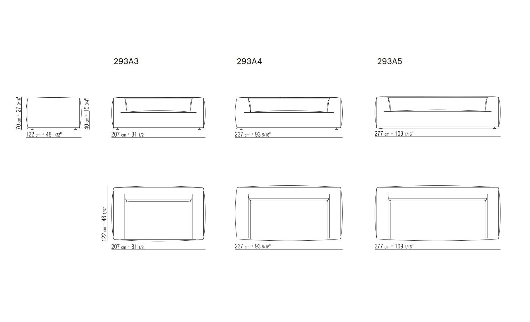 Ткань диван Flexform Перри ARCH-00149687 - Вид №4