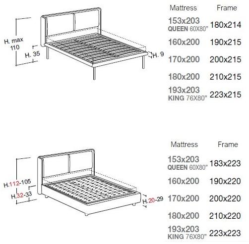 Bolzan Letti Двуспальная кровать с мягким изголовьем Kate sun-id-1445581 - Вид №10