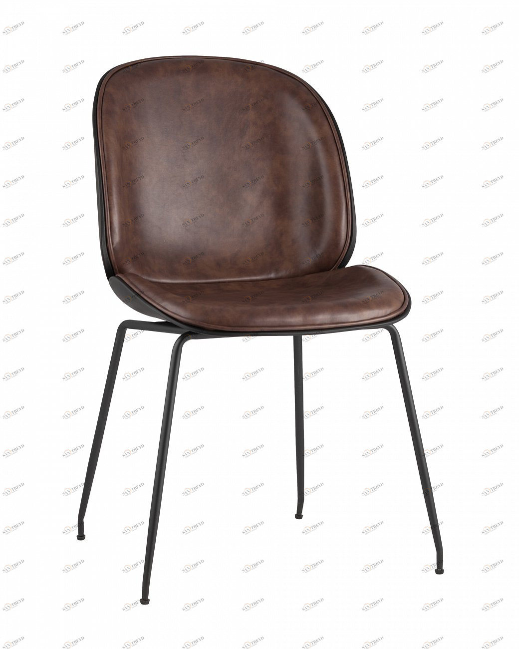 Стул со спинкой коричневый Beetle STOOL GROUP ДИЗАЙНЕРСКИЕ, ИНТЕРЬЕРНЫЕ 00-3946178 Коричневый 