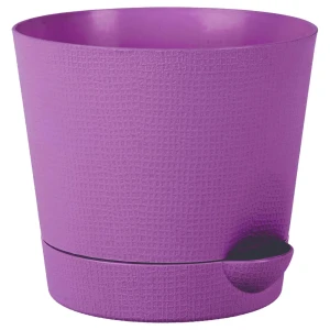 Горшок цветочный Тек.А.Тек Партер ø9.5 h9 см v0.35 л пластик сиреневый