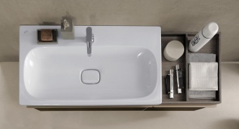 123590000 Подвесная раковина настенная прямоугольная Keramag  - Вид №2